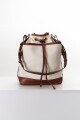 CARTERA VIVO CUERO NATURAL