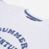 Remera con detalle de estampa BLANCO