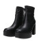 Botas de Mujer Miss Carol PLACID con simil cuero elastizado Negro