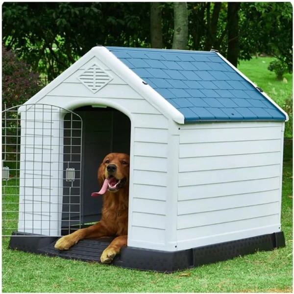 Casa Casilla Mascota Cucha Perro Grande Térmica Con Reja Casa Casilla Mascota Cucha Perro Grande Térmica Con Reja