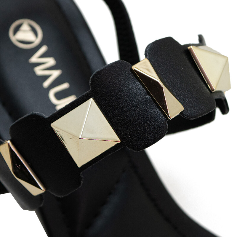 Sandalia VIA UNO Zapatos de Mujer - 857009 Negro