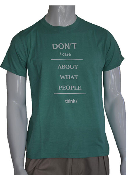 T-Shirt Don´t Care Verde