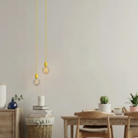 ACDH271 Lámpara Colgante Decorativa Rainbow Amarilla