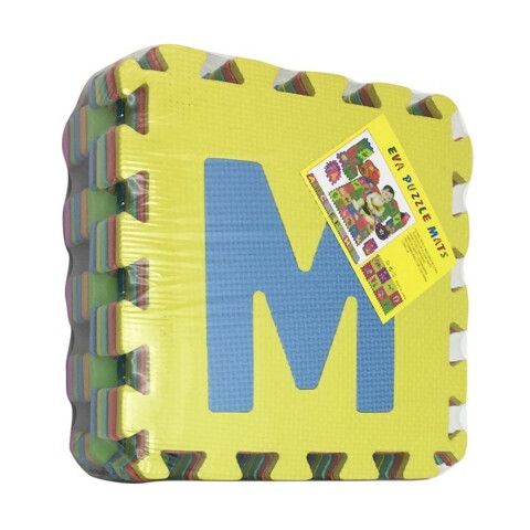 Alfombra Goma Eva Puzzle De Abecedario 29 x 29 cm U