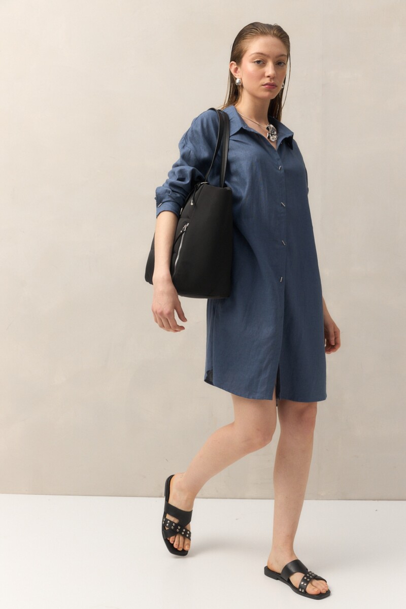 VESTIDO BASILE Indigo