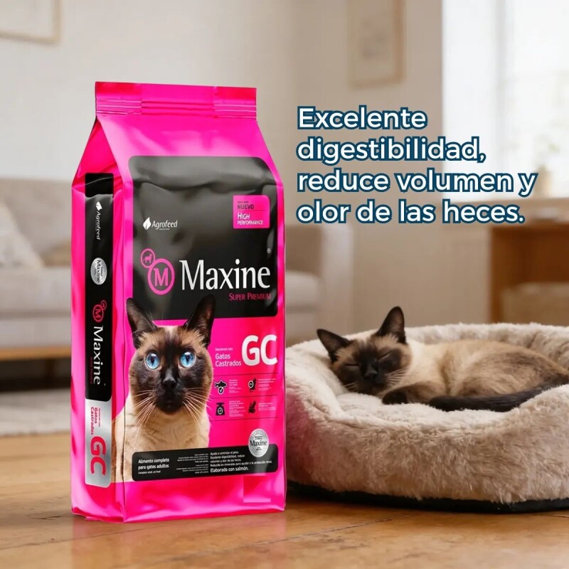 MAXINE GATOS CASTRADOS 3 KG