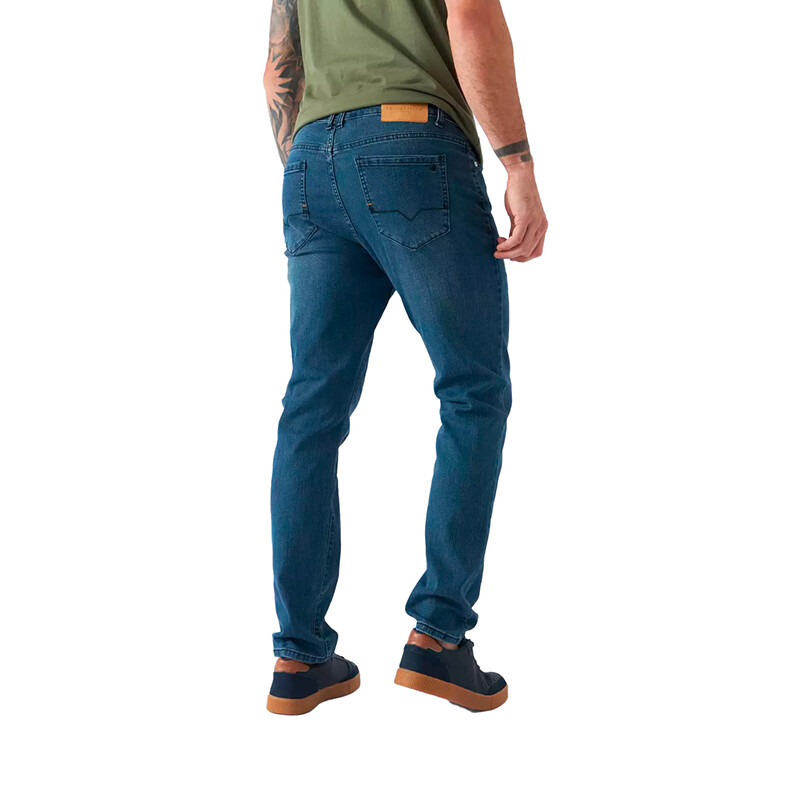 Pantalón Brooksfield Jean Regular Dalton de Hombre - 2450106I Jean Oscuro