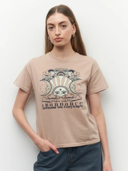T-SHIRT D.CASSIN MOLEC BEIGE