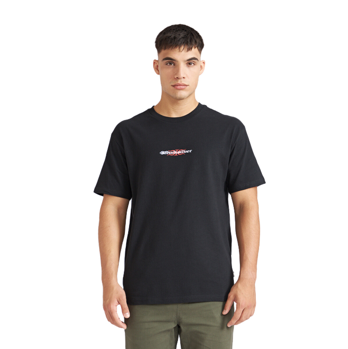 Remera Quiksilver Mercury Burning - Negro 