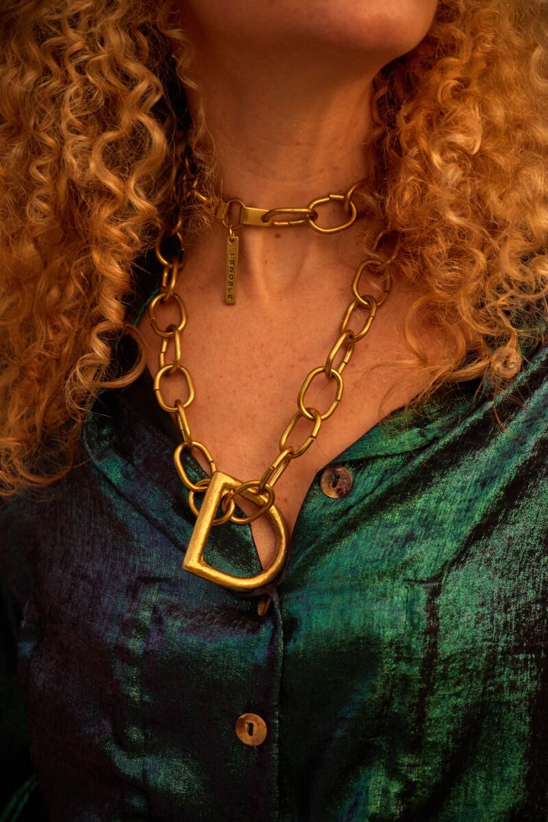Estribo Chain Bronce