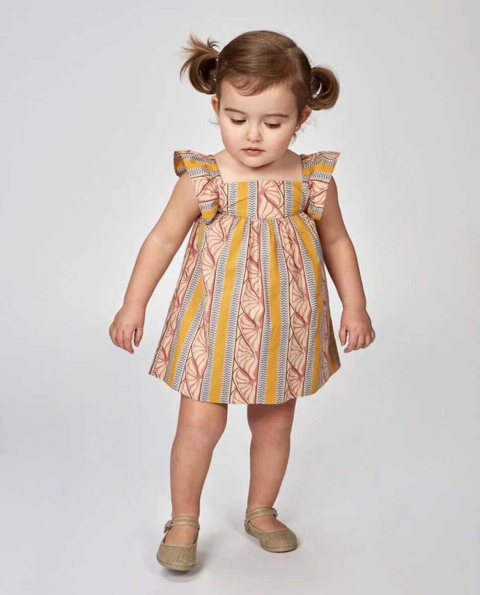 Vestido Estampado Etnico - Piedra 