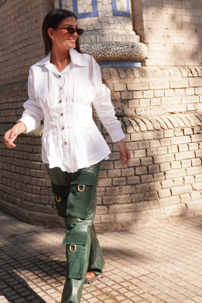 Corset Shirt Blanco