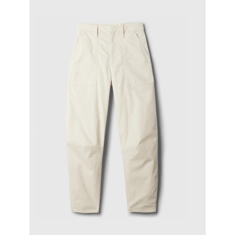 V-KHAKI BARREL CHINO
