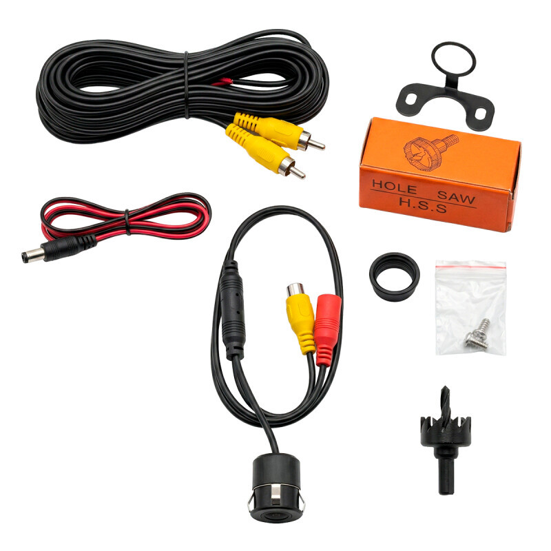 Cámara de Reversa Universal AIWA 2 en 1 HD 1080p 160° con Visión Nocturna y Líneas de Guía | AW-6CAM Cámara de Reversa Universal AIWA 2 en 1 HD 1080p 160° con Visión Nocturna y Líneas de Guía | AW-6CAM