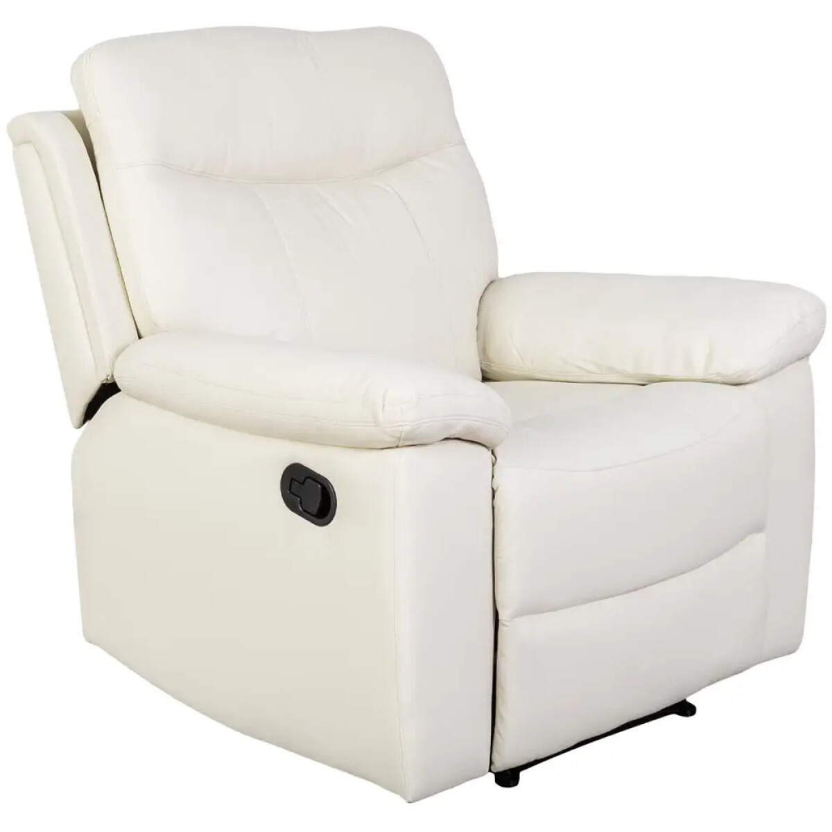 Sillón recliner 1 cuerpo, Lex en PU color crema 