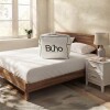 Acolchado microfibra 300gm Aspen blanco Queen