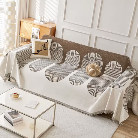 Cobertor Protector Funda Cubre Sillón Sofá Reversible 1.8x2M Marrón