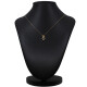 Conjunto de cadena y dije en oro 18k , zafiro y brillantes Conjunto de cadena y dije en oro 18k , zafiro y brillantes