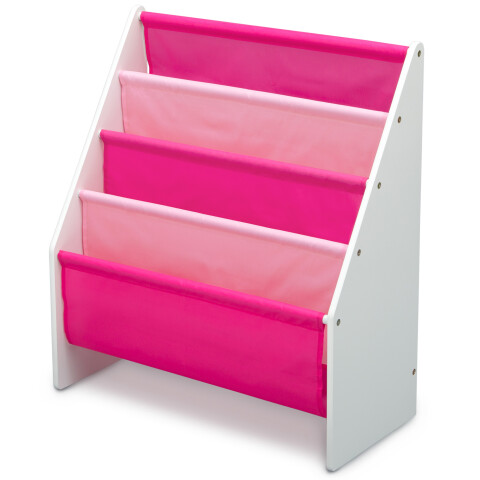 Biblioteca/rack para libros blanco y rosado Biblioteca/rack para libros blanco y rosado