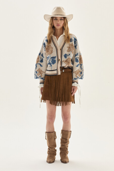 Cardigan Roselle Crudo