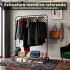 Perchero Para Ropa Percha Metal Organizador Estante Placard Imback Color Negro Perchero Para Ropa Percha Metal Organizador Estante Placard Imback Color Negro