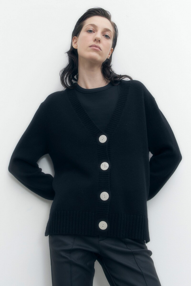 Cardigan Génova negro