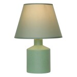 LAMPARA DE MESA CERAMICA D30x43CM LISO VERDE LAMPARA DE MESA CERAMICA D30x43CM LISO VERDE