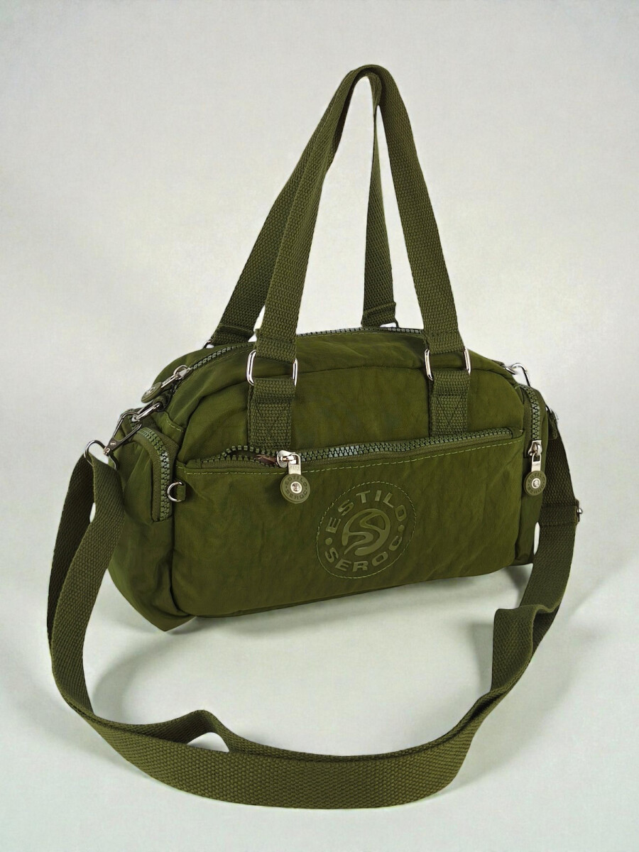 Morral con bolsillos - Verde 