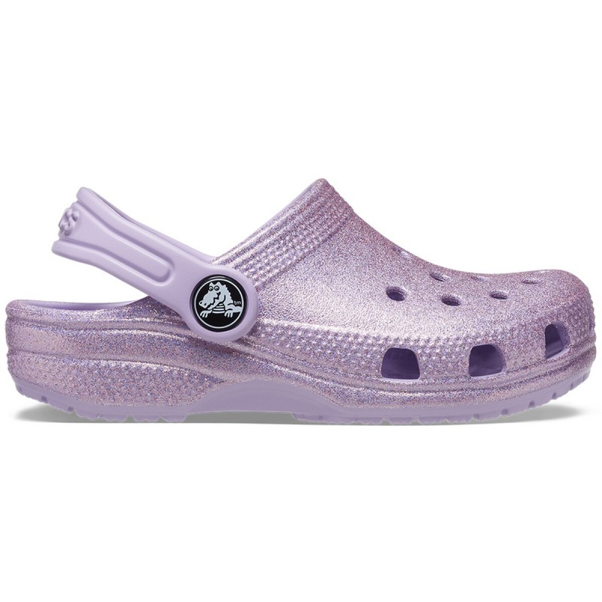 Crocs Classic Glitter Niños Pequeños - Violeta 