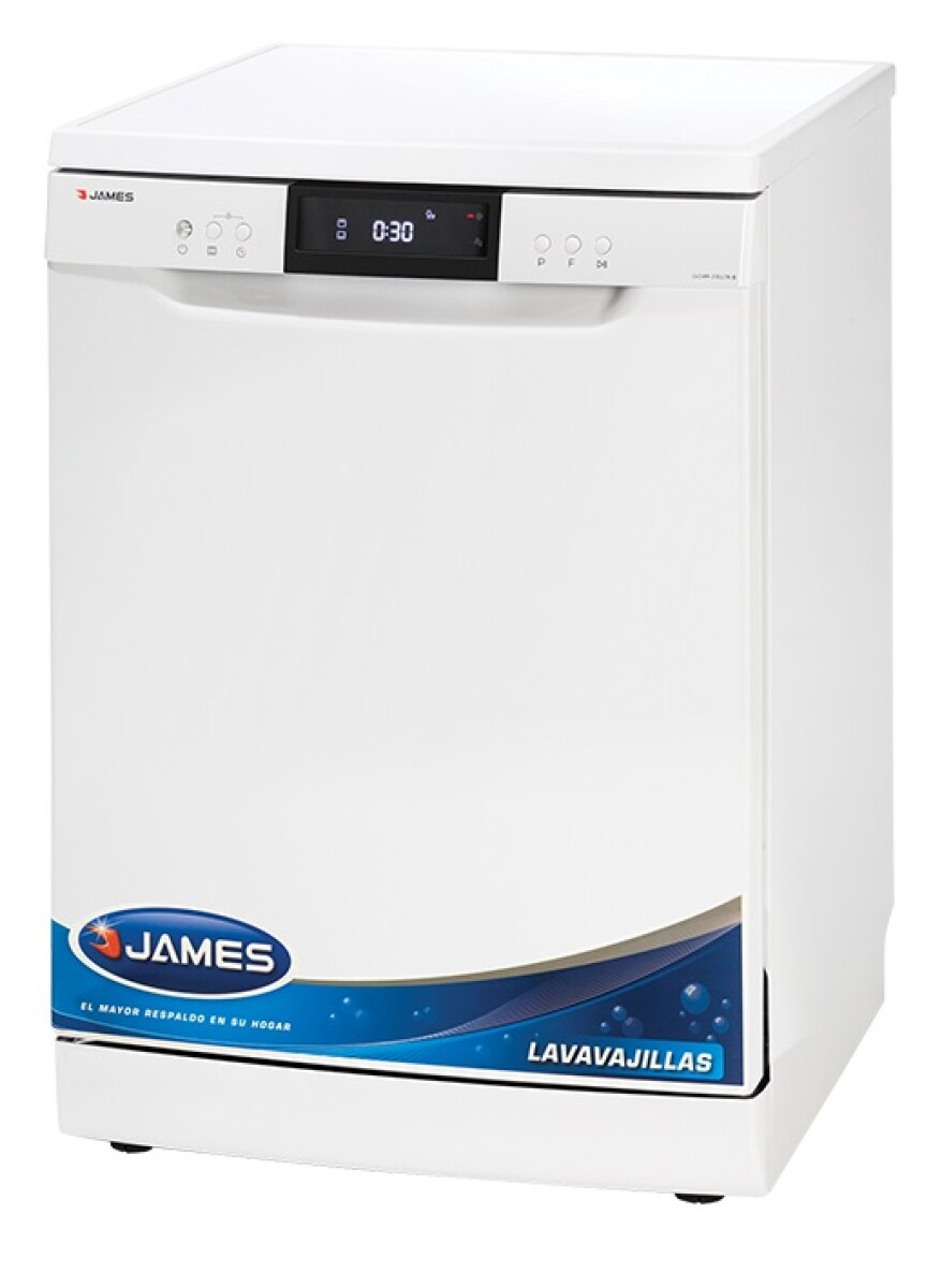 LAVAVAJILLA JAMES 14 CUBIERTOS LV14MJ7617R-B BLANCO 