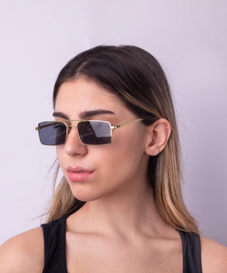 METAL SUNNIES SQUARE BLACK