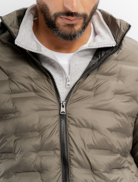 Campera capitoneada Ultratek oliva