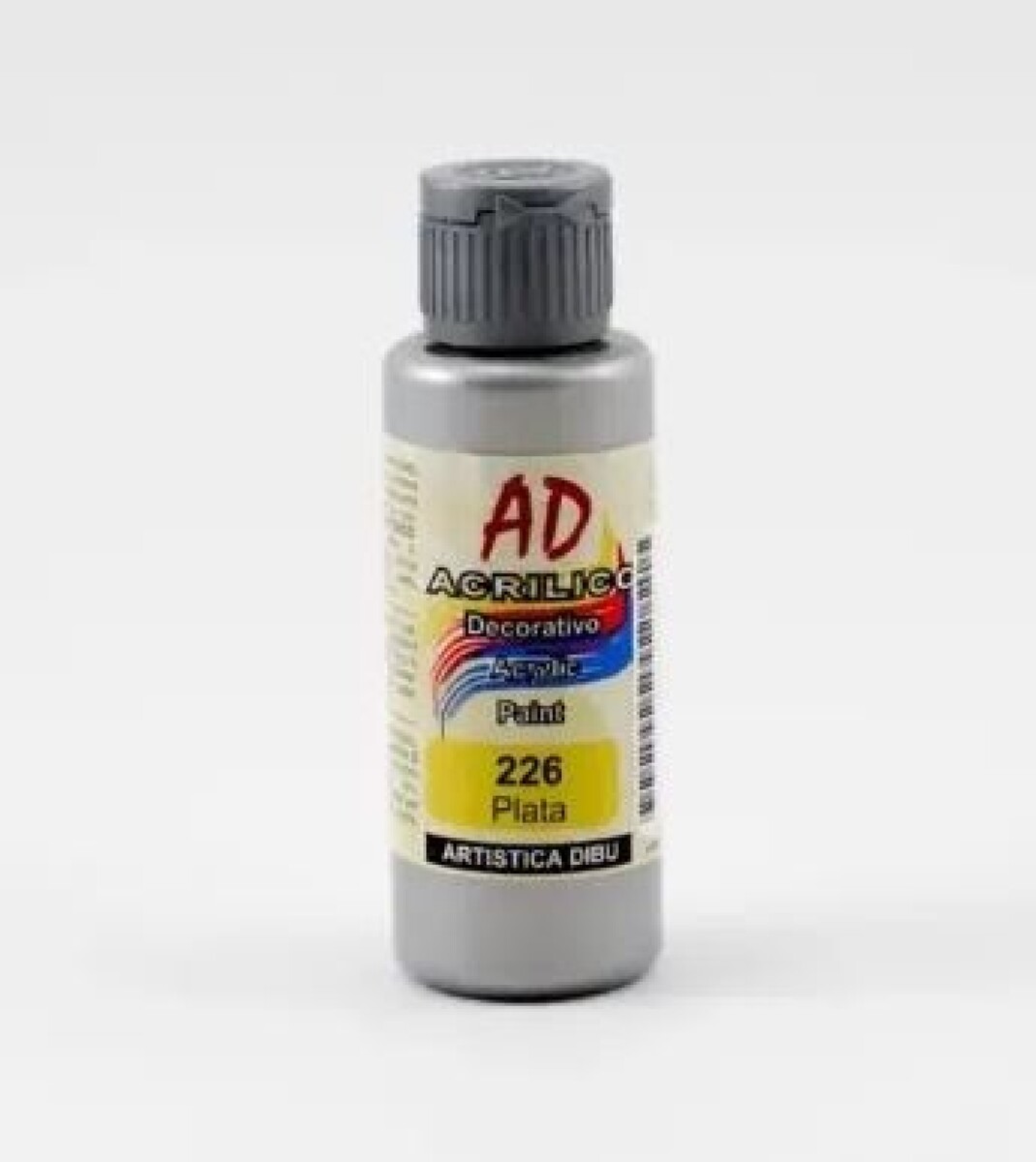Acrílico Decorativo Ad 60 Ml Plata 