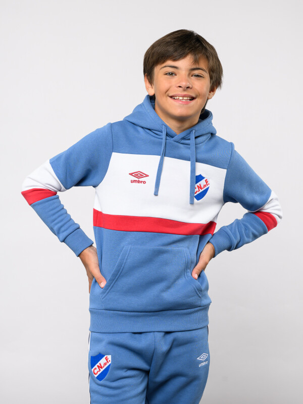 Canguro Hoodie Grav Nacional Junior PBlanco, Rojo
