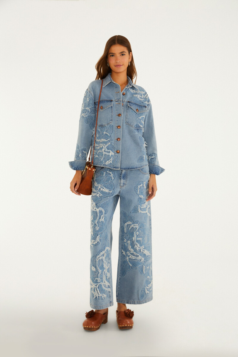 PANTALON DENIM Azul