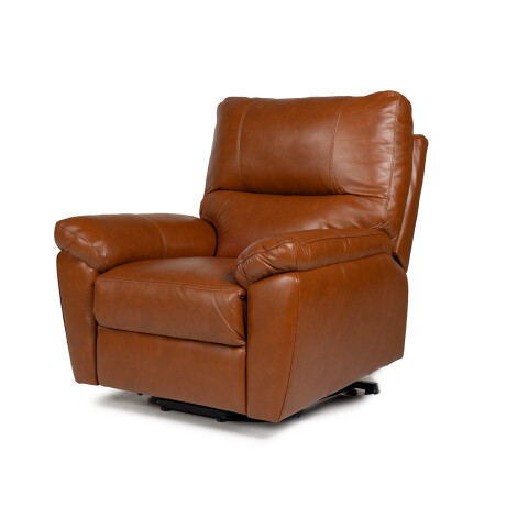 Butaca Florencia (Reclinable eléctrica) - Cuero Básico 457 (Brandy)