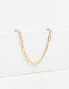 Collares Cortos Cadenas Collar Bañado En Oro - Dorado