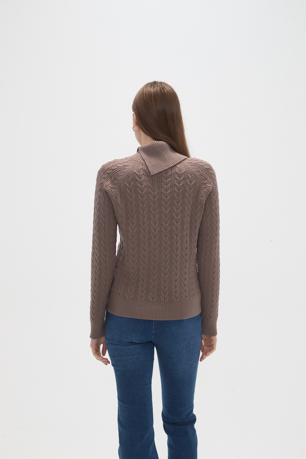 Sweater Ailara Taupe / Mink / Vison
