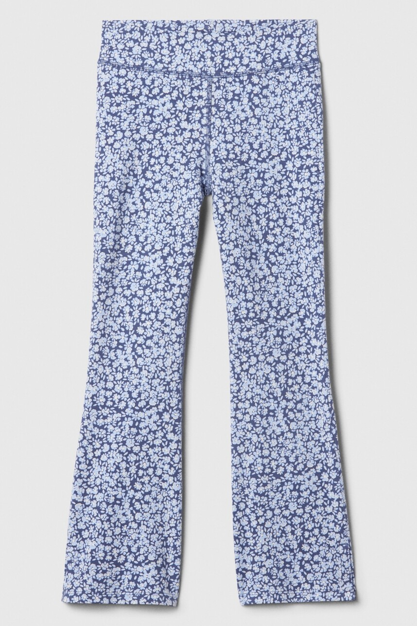 Calza Flare Estampada Niña Blue Floral