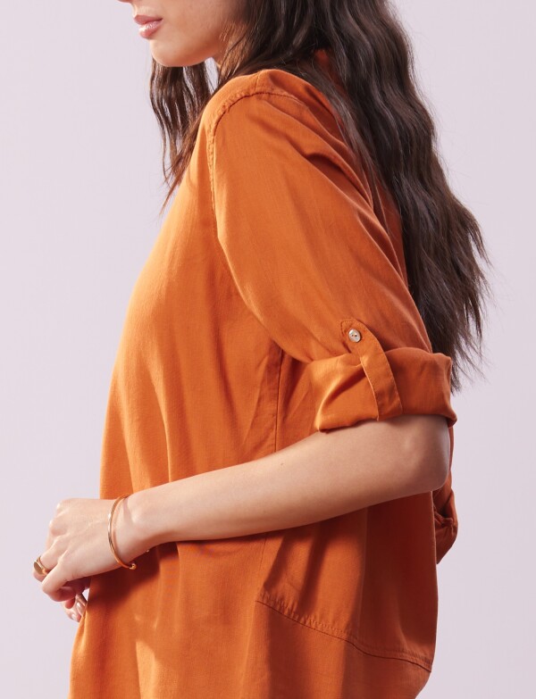 Camisa Tencel TERRACOTA