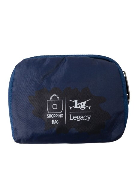 BOLSA PLEGABLE ESTAMPADA Azul