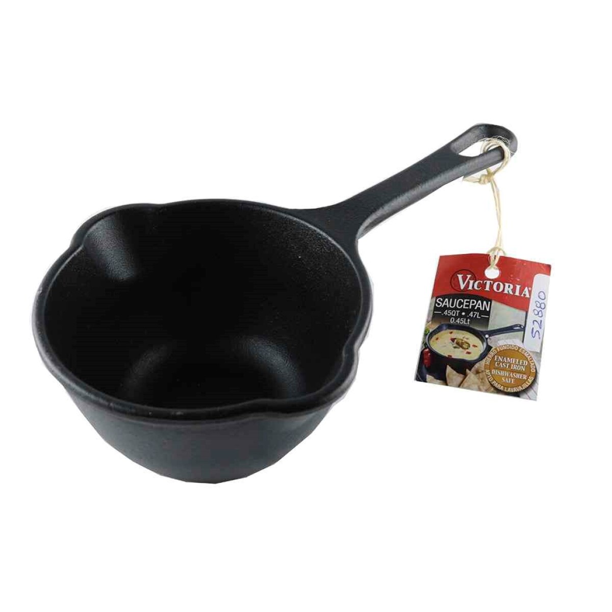 SALSERO VICTORIA HIERRO FUNDIDO 0.45 LTS - NEGRO 