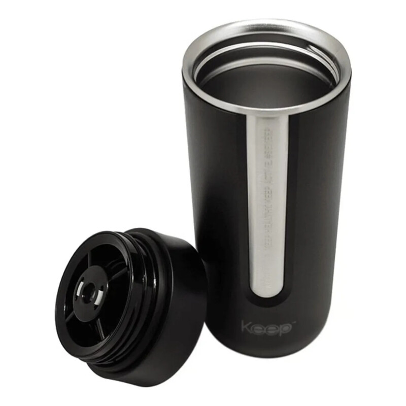 Vaso Térmico Keep Mug Prime 540 Ml Metálico Negro