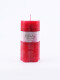 VELA FLOR FRUTILLA ROJO