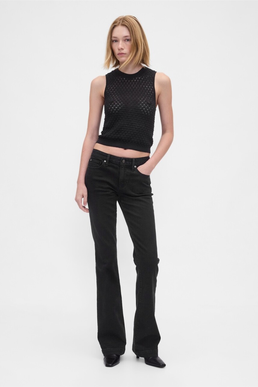 Jean Long And Lean Mujer Black 1