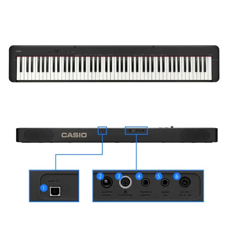 Piano Digital Casio Cdps160 Black Piano Digital Casio Cdps160 Black