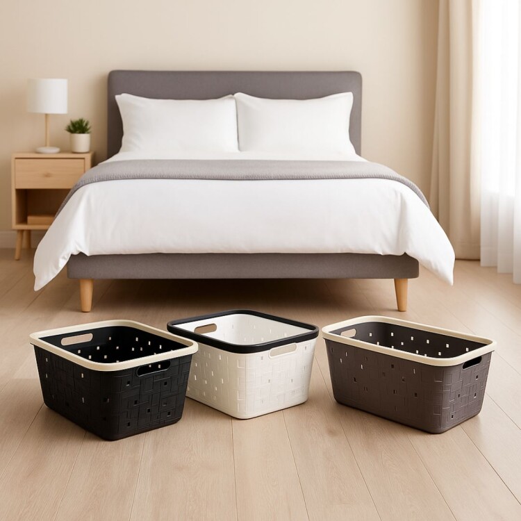 CESTO CANASTO ORGANIZADOR CALADO 31,2X21,5X17,7CM CESTO CANASTO ORGANIZADOR CALADO 31,2X21,5X17,7CM
