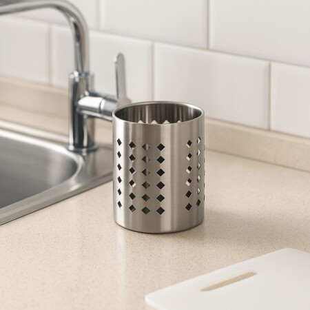 ESCURRIDOR DE CUIBIERTOS ACERO INOX PLATA