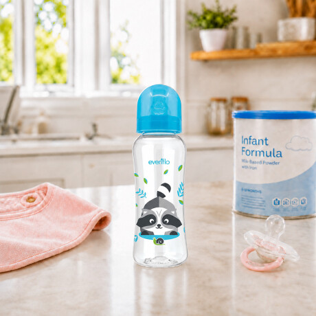Mamadera Evenflo Forest Bebés 3-12M 240Ml Tetina Flujo Medio Azul