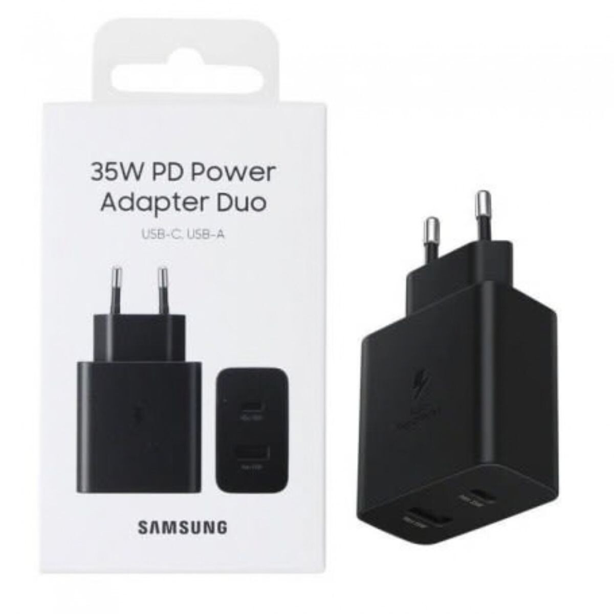 Cargador original Samsung USB-C 35W Dual 